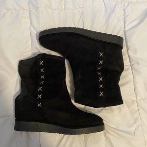 Sundance Wedged Ankle Boots